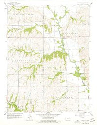 Arrington Kansas Historical topographic map, 1:24000 scale, 7.5 X 7.5 Minute, Year 1960