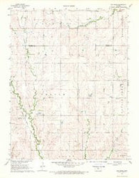 Ash Grove Kansas Historical topographic map, 1:24000 scale, 7.5 X 7.5 Minute, Year 1968