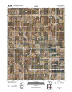 Ash Valley Kansas Historical topographic map, 1:24000 scale, 7.5 X 7.5 Minute, Year 2012