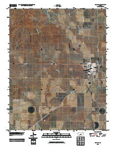 Ashland Kansas Historical topographic map, 1:24000 scale, 7.5 X 7.5 Minute, Year 2009
