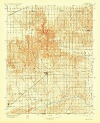 Ashland Kansas Historical topographic map, 1:125000 scale, 30 X 30 Minute, Year 1896