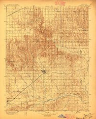 Ashland Kansas Historical topographic map, 1:125000 scale, 30 X 30 Minute, Year 1896