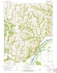 Atchison NE Kansas Historical topographic map, 1:24000 scale, 7.5 X 7.5 Minute, Year 1959