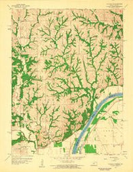 Atchison NE Kansas Historical topographic map, 1:24000 scale, 7.5 X 7.5 Minute, Year 1959