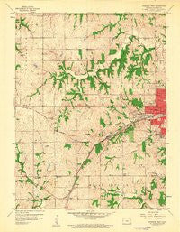Atchison West Kansas Historical topographic map, 1:24000 scale, 7.5 X 7.5 Minute, Year 1959