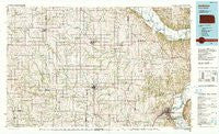 Atchison Kansas Historical topographic map, 1:100000 scale, 30 X 60 Minute, Year 1990
