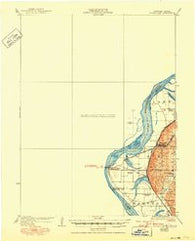 Atchison Kansas Historical topographic map, 1:62500 scale, 15 X 15 Minute, Year 1926