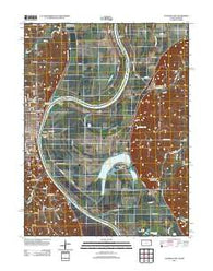 Atchison East Kansas Historical topographic map, 1:24000 scale, 7.5 X 7.5 Minute, Year 2012