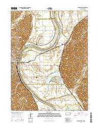Atchison East Kansas Current topographic map, 1:24000 scale, 7.5 X 7.5 Minute, Year 2016