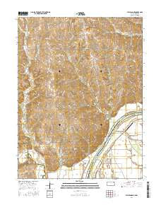 Atchison NE Kansas Current topographic map, 1:24000 scale, 7.5 X 7.5 Minute, Year 2016