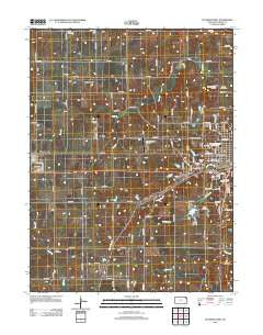 Atchison West Kansas Historical topographic map, 1:24000 scale, 7.5 X 7.5 Minute, Year 2012