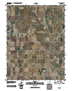 Athol Kansas Historical topographic map, 1:24000 scale, 7.5 X 7.5 Minute, Year 2009