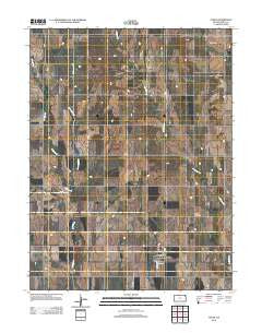 Athol Kansas Historical topographic map, 1:24000 scale, 7.5 X 7.5 Minute, Year 2012