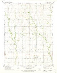 Athol Kansas Historical topographic map, 1:24000 scale, 7.5 X 7.5 Minute, Year 1973