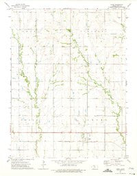 Athol Kansas Historical topographic map, 1:24000 scale, 7.5 X 7.5 Minute, Year 1973