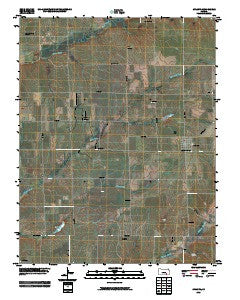 Atlanta Kansas Historical topographic map, 1:24000 scale, 7.5 X 7.5 Minute, Year 2010