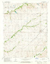 Atlanta Kansas Historical topographic map, 1:24000 scale, 7.5 X 7.5 Minute, Year 1964