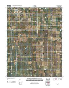 Attica Kansas Historical topographic map, 1:24000 scale, 7.5 X 7.5 Minute, Year 2012
