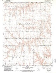 Atwood NE Kansas Historical topographic map, 1:24000 scale, 7.5 X 7.5 Minute, Year 1978