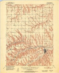 Atwood Kansas Historical topographic map, 1:62500 scale, 15 X 15 Minute, Year 1951