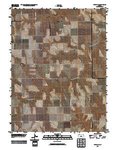 Atwood NE Kansas Historical topographic map, 1:24000 scale, 7.5 X 7.5 Minute, Year 2009