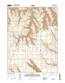Atwood NW Kansas Current topographic map, 1:24000 scale, 7.5 X 7.5 Minute, Year 2015