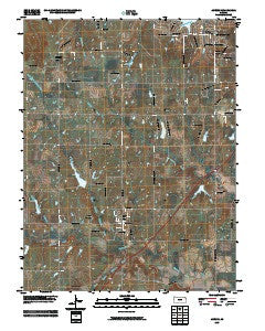 Auburn Kansas Historical topographic map, 1:24000 scale, 7.5 X 7.5 Minute, Year 2009