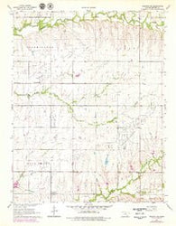 Augusta SE Kansas Historical topographic map, 1:24000 scale, 7.5 X 7.5 Minute, Year 1964