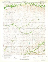 Augusta SE Kansas Historical topographic map, 1:24000 scale, 7.5 X 7.5 Minute, Year 1964