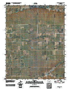 Augusta SE Kansas Historical topographic map, 1:24000 scale, 7.5 X 7.5 Minute, Year 2009