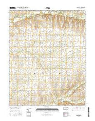 Augusta SE Kansas Current topographic map, 1:24000 scale, 7.5 X 7.5 Minute, Year 2015