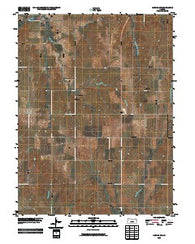 Aurora NW Kansas Historical topographic map, 1:24000 scale, 7.5 X 7.5 Minute, Year 2009