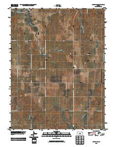 Aurora NW Kansas Historical topographic map, 1:24000 scale, 7.5 X 7.5 Minute, Year 2009