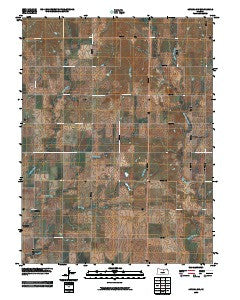 Aurora SW Kansas Historical topographic map, 1:24000 scale, 7.5 X 7.5 Minute, Year 2009