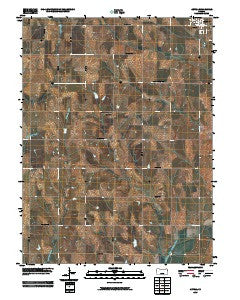 Axtell Kansas Historical topographic map, 1:24000 scale, 7.5 X 7.5 Minute, Year 2009