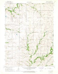 Axtell NW Kansas Historical topographic map, 1:24000 scale, 7.5 X 7.5 Minute, Year 1966
