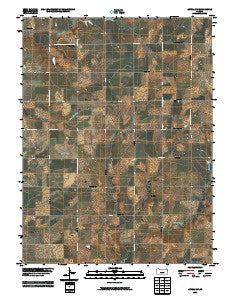 Axtell NW Kansas Historical topographic map, 1:24000 scale, 7.5 X 7.5 Minute, Year 2009