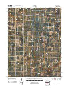 Axtell NW Kansas Historical topographic map, 1:24000 scale, 7.5 X 7.5 Minute, Year 2012