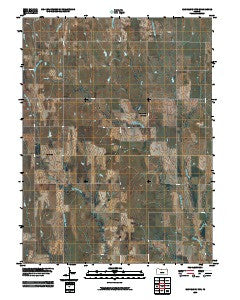 Bachelors Run Kansas Historical topographic map, 1:24000 scale, 7.5 X 7.5 Minute, Year 2009