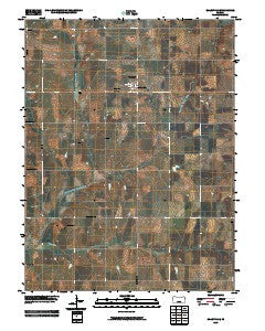 Baileyville Kansas Historical topographic map, 1:24000 scale, 7.5 X 7.5 Minute, Year 2009