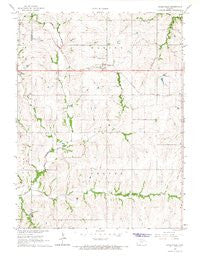 Baileyville Kansas Historical topographic map, 1:24000 scale, 7.5 X 7.5 Minute, Year 1966