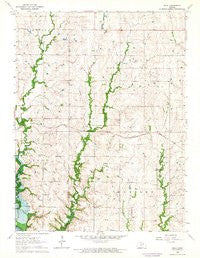 Bala Kansas Historical topographic map, 1:24000 scale, 7.5 X 7.5 Minute, Year 1963