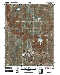 Baldwin City Kansas Historical topographic map, 1:24000 scale, 7.5 X 7.5 Minute, Year 2009