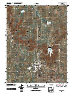 Baldwin City Kansas Historical topographic map, 1:24000 scale, 7.5 X 7.5 Minute, Year 2009