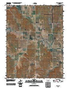 Barnard Kansas Historical topographic map, 1:24000 scale, 7.5 X 7.5 Minute, Year 2010