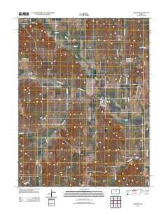 Barnard Kansas Historical topographic map, 1:24000 scale, 7.5 X 7.5 Minute, Year 2012