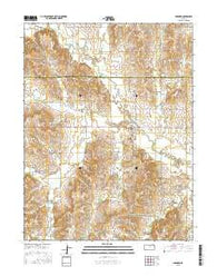 Barnard Kansas Current topographic map, 1:24000 scale, 7.5 X 7.5 Minute, Year 2015
