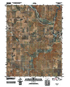 Barnes Kansas Historical topographic map, 1:24000 scale, 7.5 X 7.5 Minute, Year 2009