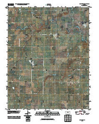 Bartlett Kansas Historical topographic map, 1:24000 scale, 7.5 X 7.5 Minute, Year 2010