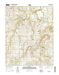 Bartlett Kansas Current topographic map, 1:24000 scale, 7.5 X 7.5 Minute, Year 2015